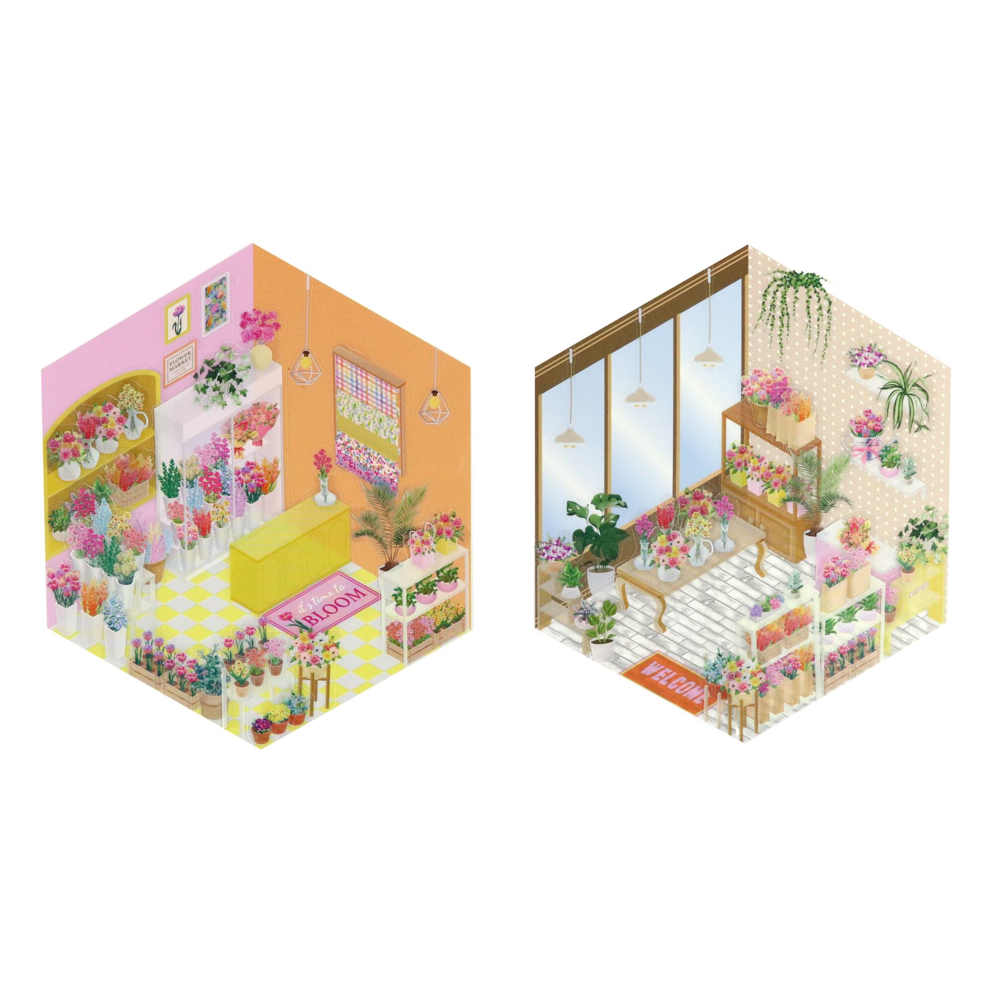 Flower Shop Sticker Scene Kit by Recollections™